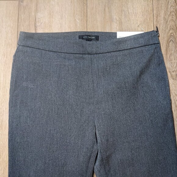 New Ann Taylor Gray Chelsea High Rise Skinny Ankle Pants Size 4 Work Career NWT - Picture 3 of 11